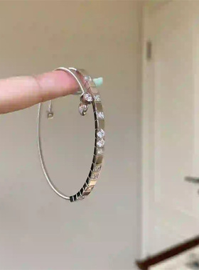 金弦线小冰块手镯小众设计感方块手环女简约精致百搭个性手饰