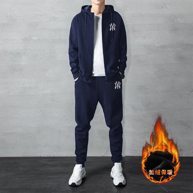 官网纯棉运动男士秋冬新款连帽套装加绒卫衣宽松休闲春秋潮流时尚,淘宝优惠券,粉丝福利购,淘宝优惠卷