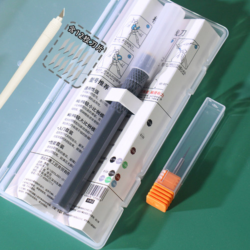 模型推刀钨钢刻线刀头柄手办细节改造雕刻刀模型制作加深落差刻线 - 图3