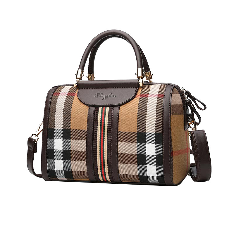 春夏百搭大气波士顿气质新款枕头包 岚蔻箱包女士包袋