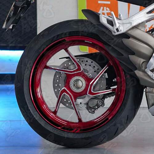 适用钱江赛250/550/600/rs/800/追600骁500反光轮毂贴纸改装装饰 - 图3