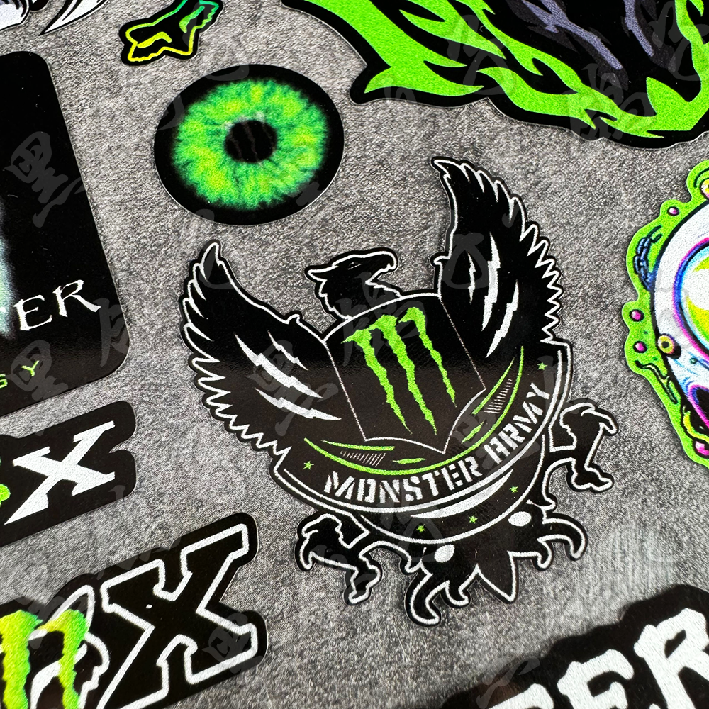 反光鬼爪魔爪摩托车拉花贴画头盔贴花电动车贴纸滑雪板装饰版画,淘宝优惠券,粉丝福利购,淘宝优惠卷