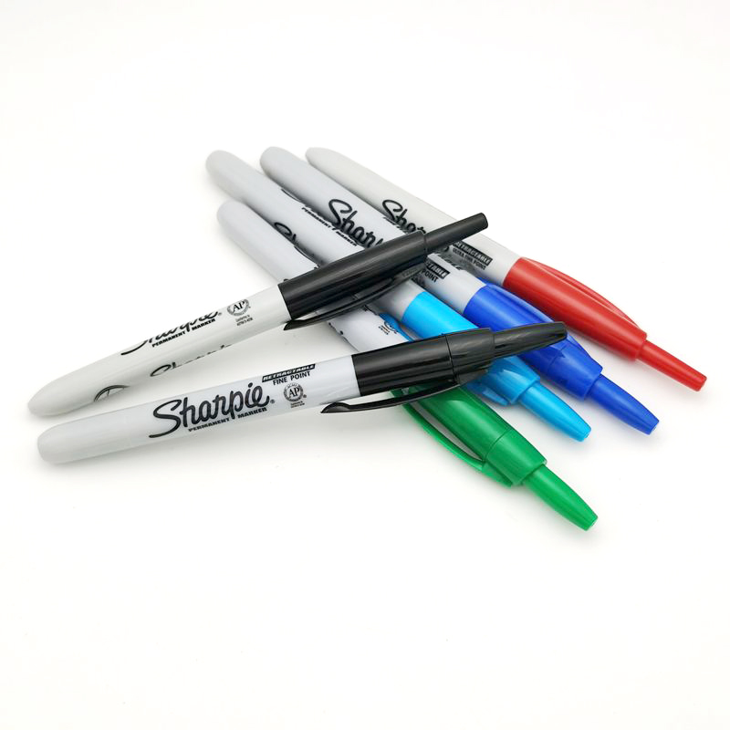 美国三福按动记号笔可伸缩式Retractable sharpie32701自动马克笔 - 图1