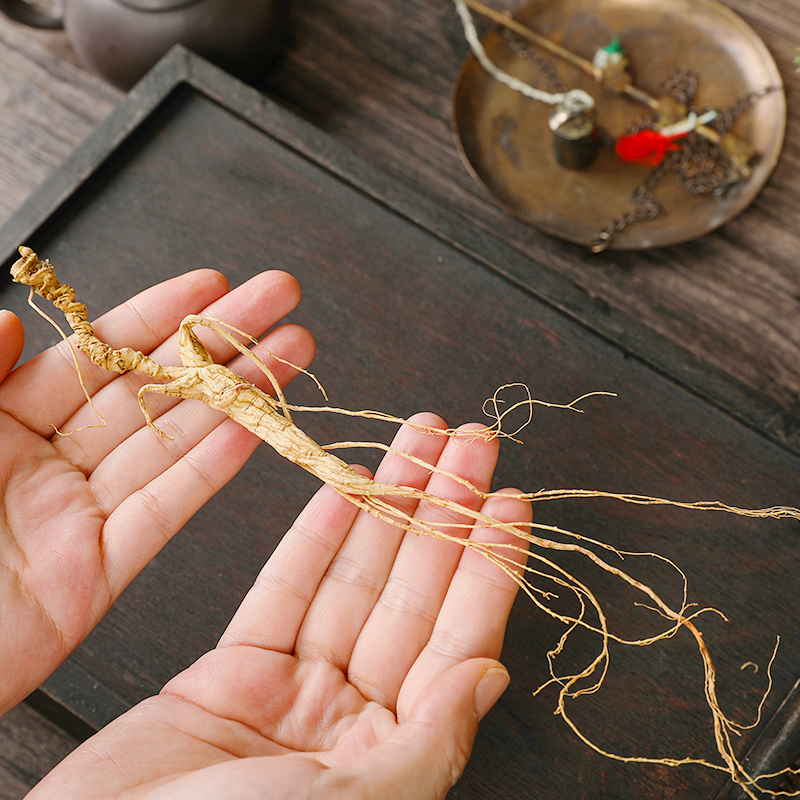 胡庆余堂礼盒二等4.8-5克野山参 胡庆余堂山参