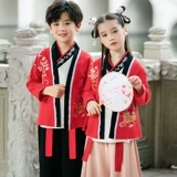 Детское ханьфу, осенний детский костюм мальчика цветочника для мальчиков, китайский стиль