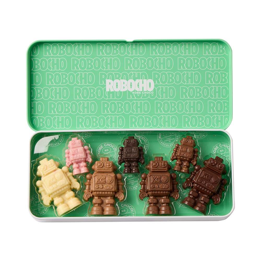 【2026情人节】既賞心又适合作为礼物机器人型日本巧克力笔盒铁罐,淘宝优惠券,粉丝福利购,淘宝优惠卷