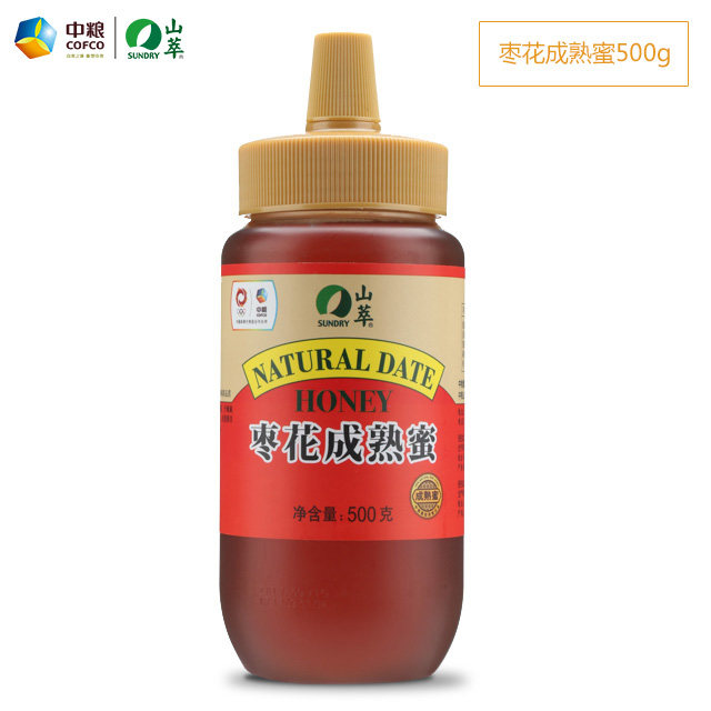 中粮山萃蜂蜜500g瓶装 sundry山萃蜂蜜