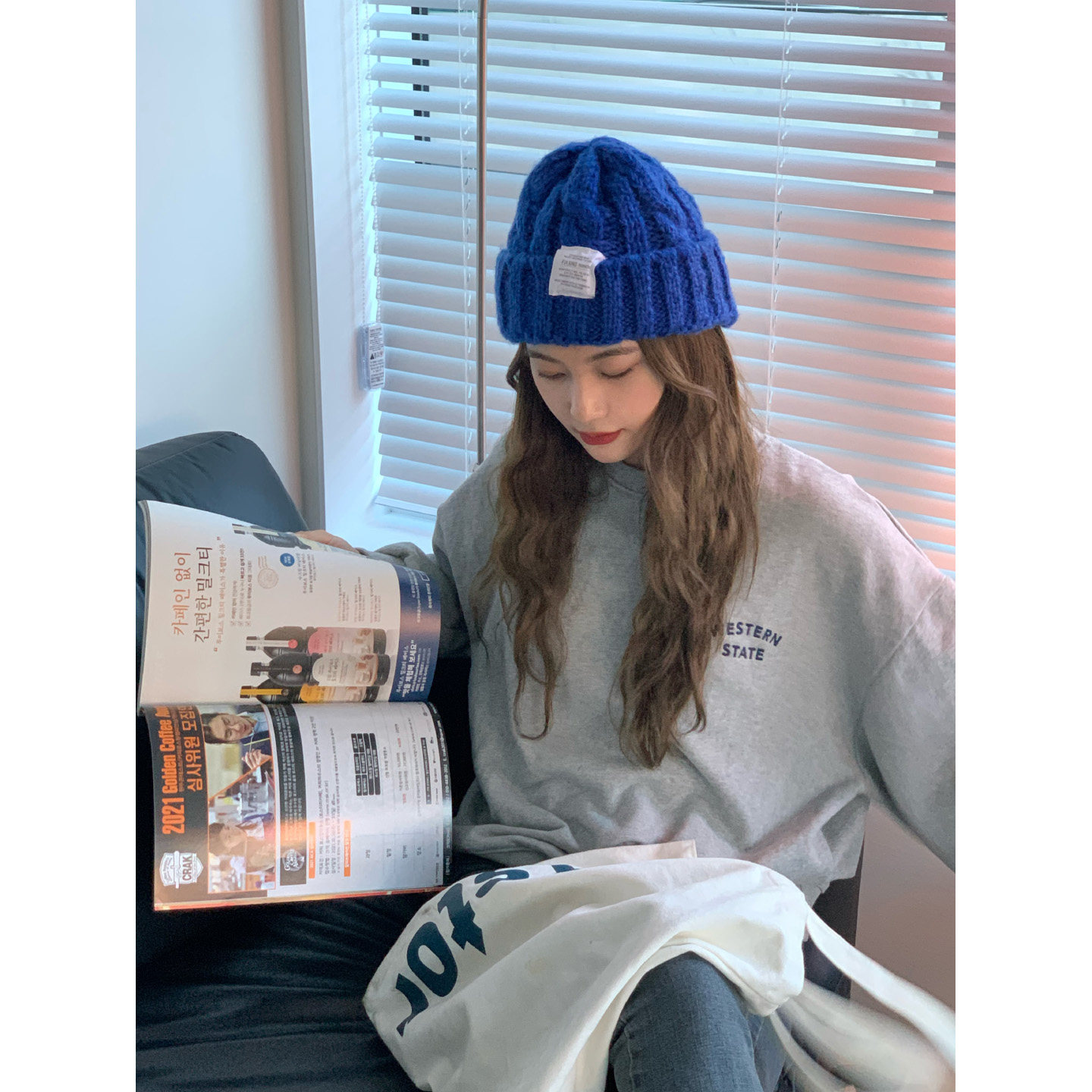 芝士商店~韩系焦糖棕针织帽子女冬季显脸小毛线帽保暖冷帽堆堆帽,淘宝优惠券,粉丝福利购,淘宝优惠卷