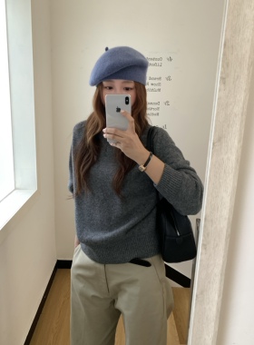 芝士商店~气质万年青双层贝雷帽