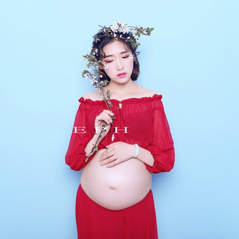 孕妇照影楼孕妇服新款性感照片 耳夲影楼服装