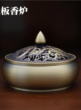 纯黄铜香炉檀香炉室内茶道中式用