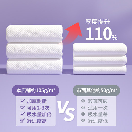 加大加厚一次性浴巾干女旅行旅游住酒店大号毛巾单独包装纯棉批发