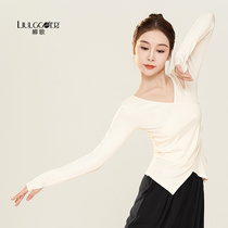 Lyu Song Classical Dance dance suit Knitted Long Sleeve sleeve finger blouses modern dance practice Everyday Body Clothes Woman