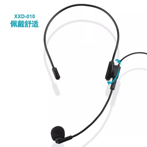 小蜜蜂扩音器旋转式麦克风耳麦头戴有线话筒教师教学导游促销专用 - 图2