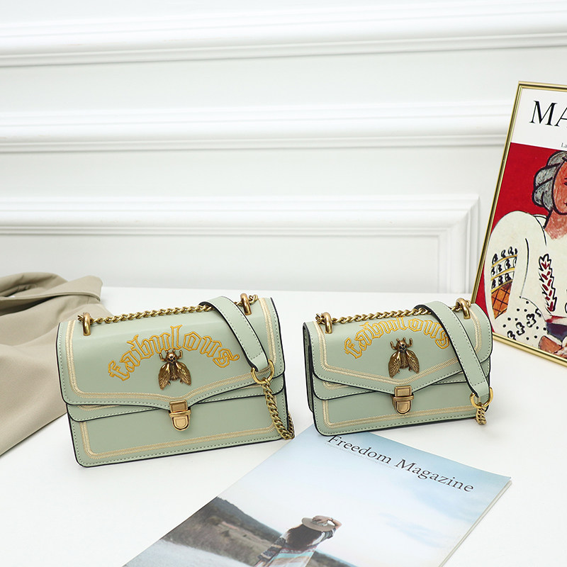 新款2020夏季小ck蜜蜂百搭斜挎包 九耳狐女士包袋