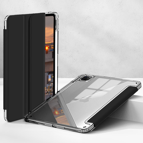 适用苹果iPadAir8/Air4/Air3/Air2保护套2021/22款18/17保护壳mini65透明iPad5/6/7/8/9/10保护套Pro11寸笔槽 - 图3