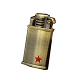 Медная старомодная ретро ветрозащитная креативная зажигалка на керосине
