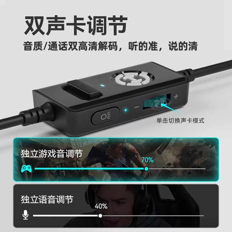 Edifier/漫步者 G2 PRO头戴式耳机台式笔记本电脑电竞游戏USB耳麦