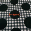 Pure cotton checkered polka dot fabric imported from Japan