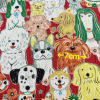 Kokka pure cotton cat and dog Japanese imported fabric fabric fabric