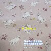 Kokka pure cotton bear and rabbit fabric imported from Japan
