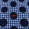 Pure cotton checkered polka dot fabric imported from Japan