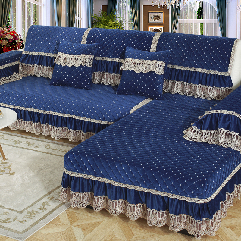 欧式毛绒沙发垫冬季加厚防滑北欧简约全包万能沙发套罩巾贵妃定做,淘宝优惠券,粉丝福利购,淘宝优惠卷