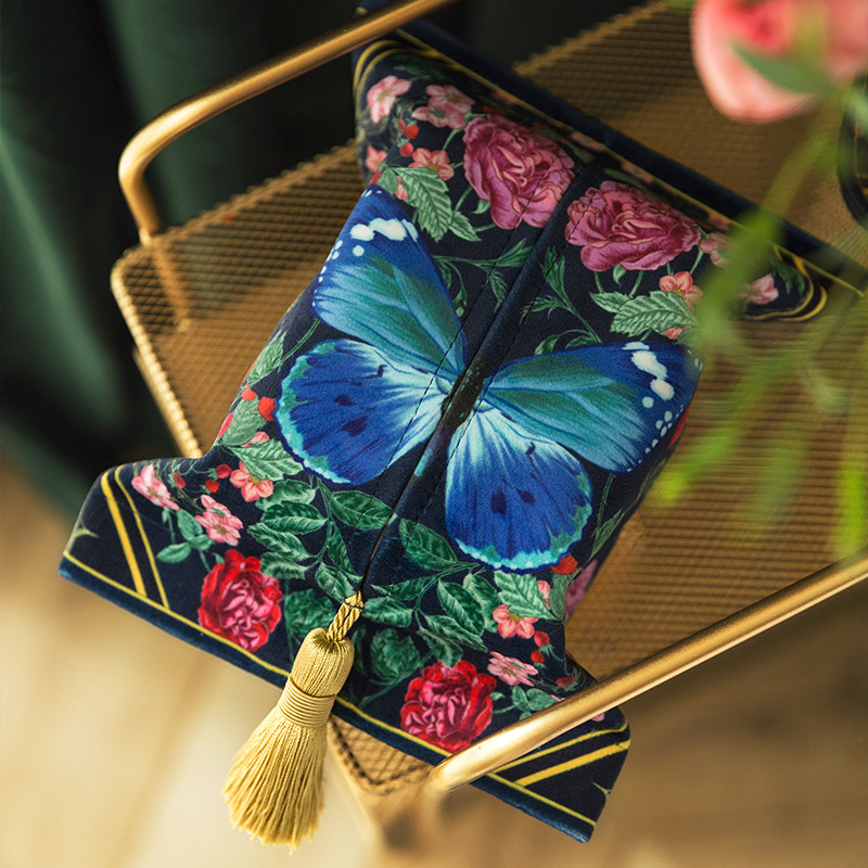 范居态度温莎美式英式车载纸巾盒客厅纸巾套纸巾袋纸抽布艺抽纸盒 - 图0