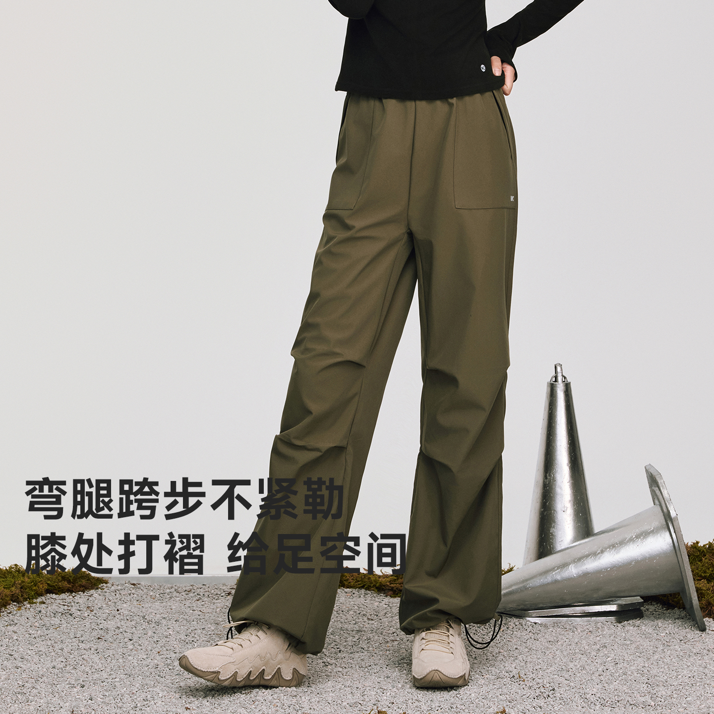 VVC冲锋裤女2025新款秋冬户外登山防风防水工装休闲速干运动裤男