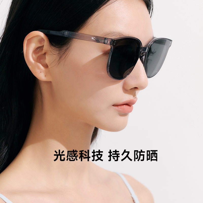 VVC折叠墨镜女2025春夏新款高级太阳眼镜防晒防紫外线户外开车男