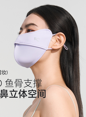 VVC防晒口罩女2026新款夏季透气防紫外线冰丝护眼角户外骑行面罩
