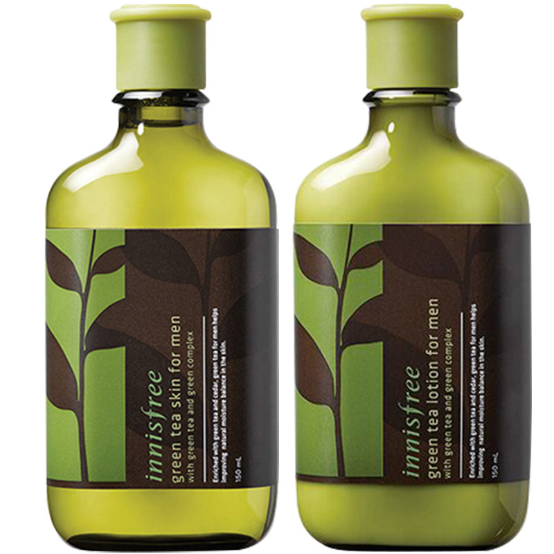 innisfree悦诗风吟绿茶男士保湿水 innisfree海外面部护理套装