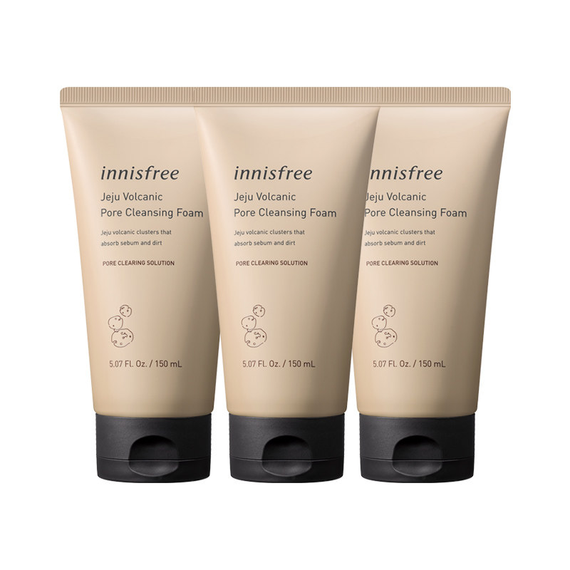悦诗风吟innisfree 3支装火山泥 innisfree海外洁面