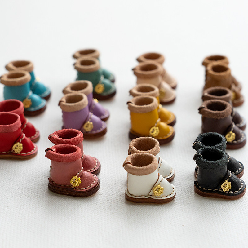 ob11娃鞋 1/12分牛皮鞋 靴子 手工牛皮鞋 GSG body9 YMY手勾娃娃,淘宝优惠券,粉丝福利购,淘宝优惠卷