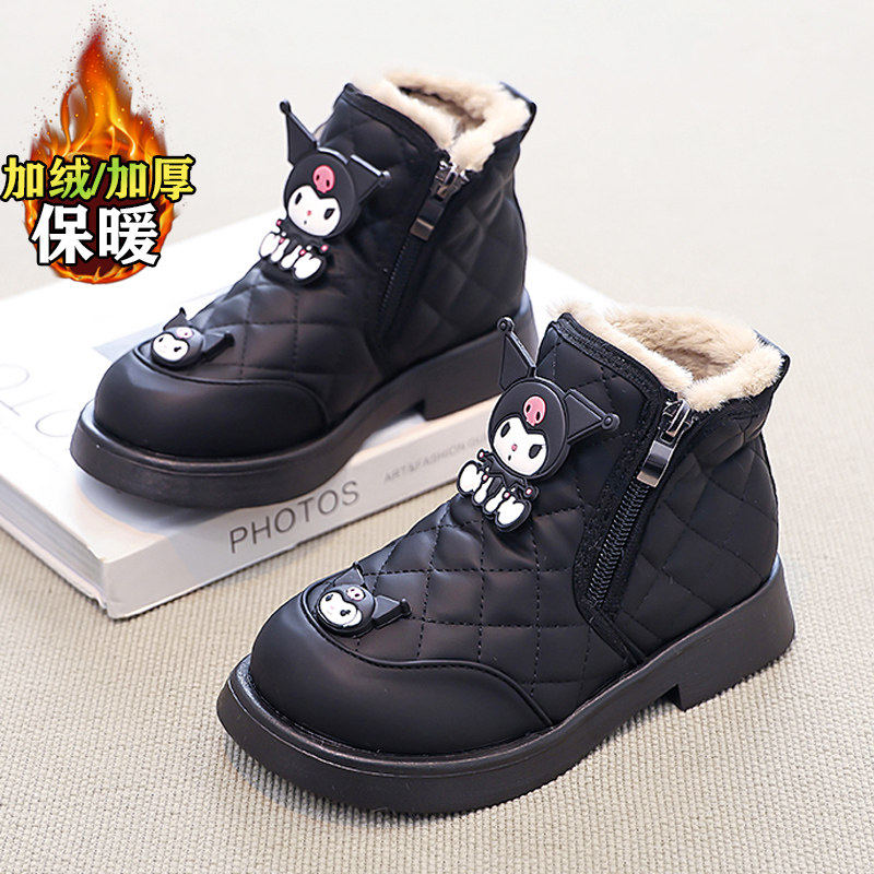 官网C&K女童雪地靴冬季2025新款儿童保暖加绒棉靴女孩大棉鞋防水,淘宝优惠券,粉丝福利购,淘宝优惠卷