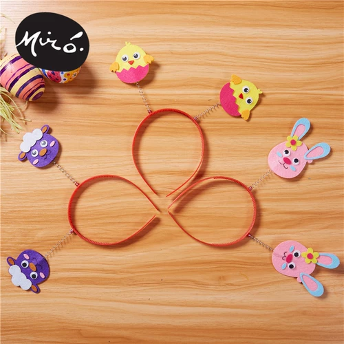 Ободок ручной работы, детский набор материалов, креативный кролик, «сделай сам», семейный стиль