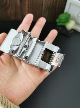 啄木鸟男士自动扣扣头锌合金百搭