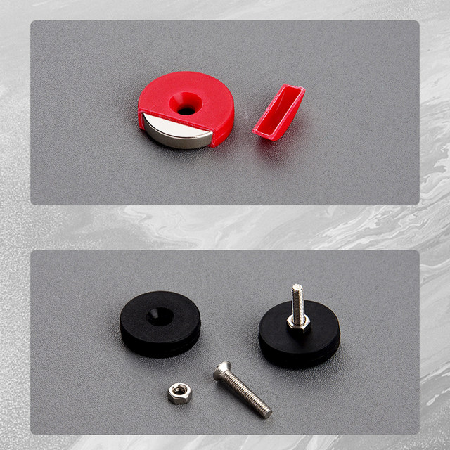 Waterproof and corrosion-resistant outdoor plastic strong magnetic recessed screw