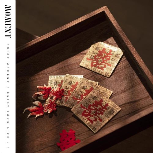 结婚接亲堵门专用红包迷你小喜包高级感喜字开门红包婚礼抛洒红包 - 图3