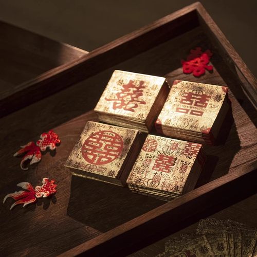 结婚接亲堵门专用红包迷你小喜包高级感喜字开门红包婚礼抛洒红包 - 图2