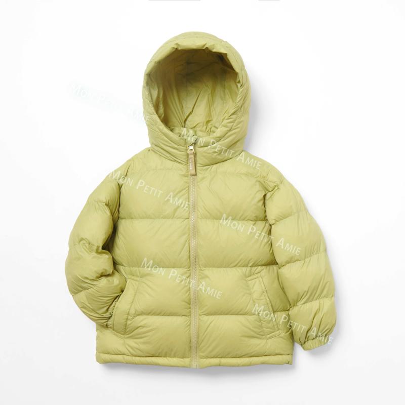蒙贝蒂艾米新款男女宝宝加厚超轻面包羽绒服中小儿童冬装连帽外套 - 图3