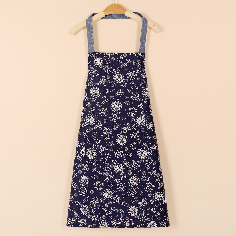复古洋气女家用厨房围裙防污采茶工作服餐饮网红民族风做饭围腰,淘宝优惠券,粉丝福利购,淘宝优惠卷