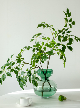 高仿真瓶插装饰家居仿真绿色植物