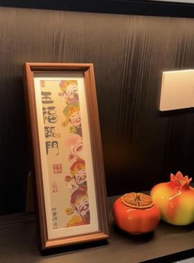 五福临门财神摆件客厅玄