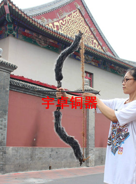 宇卓铜器纯铜弓箭 黄铜弓箭 仿古弓箭挂件 铜弓箭 摆件 弓箭