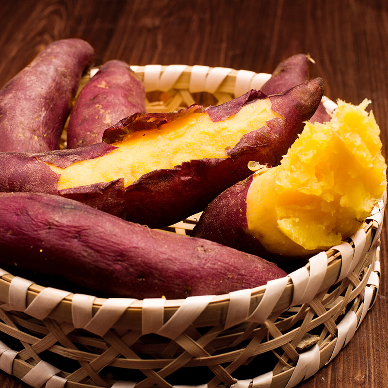 【精品果】新鲜5斤山芋板栗3小红薯 果志番薯