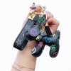 Suitable for LV ladies bag pendant new high-end leather doll bow dog keychain trinket trend
