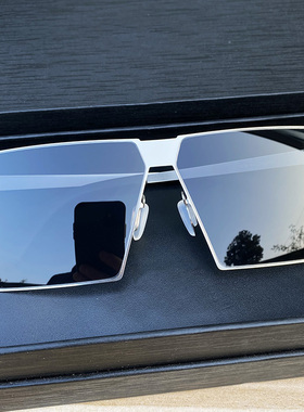 方框超轻无螺丝偏光镜男士太阳镜