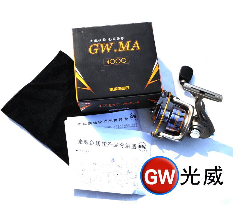 光威渔轮GW.MA全金属头海竿轮鱼线轮纺车轮矶竿轮包邮渔具-图0