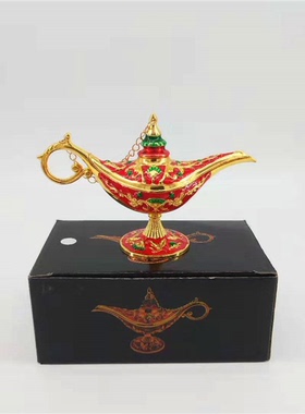 桌面摆件阿拉丁神灯金属